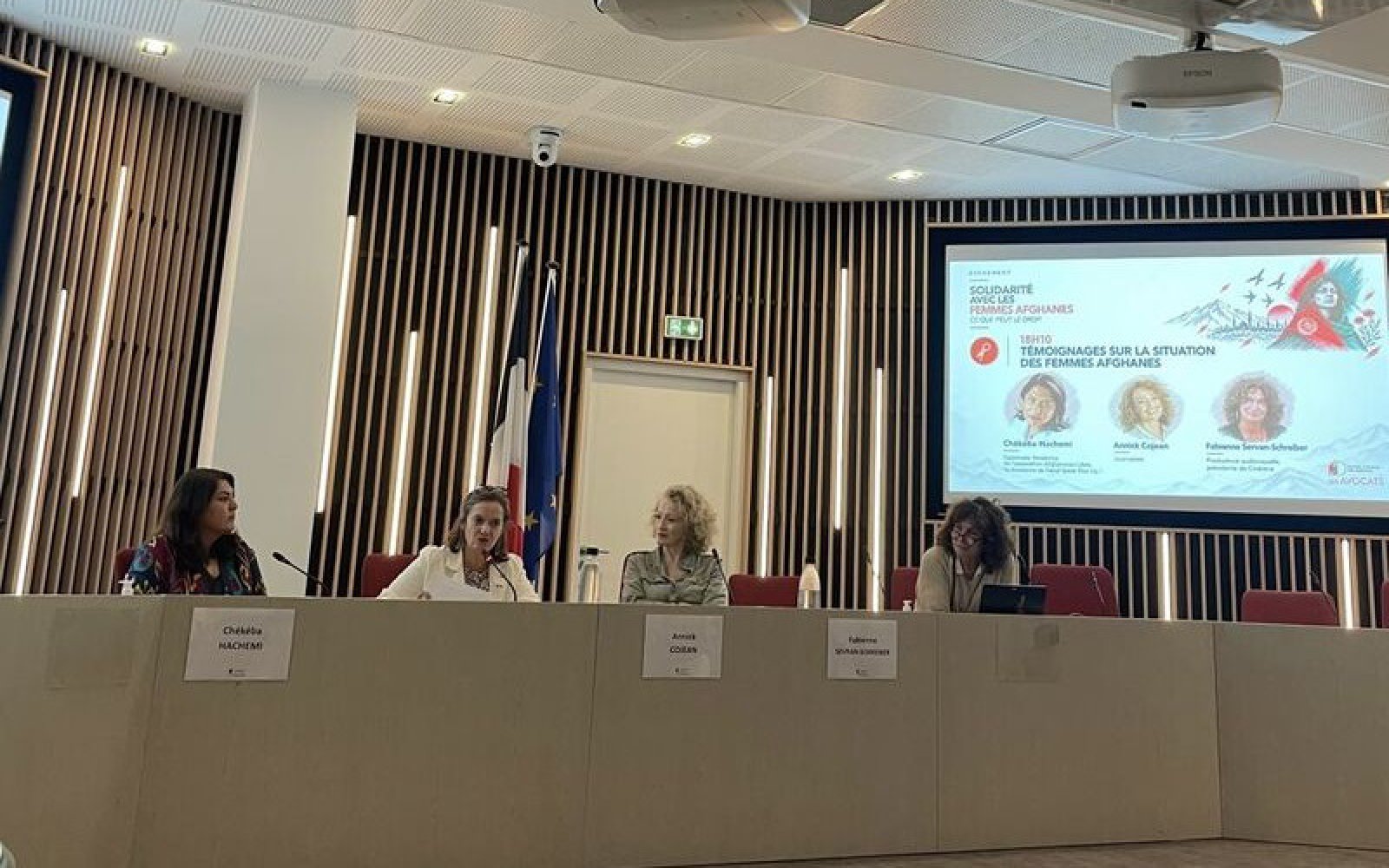 Solidarité avec les femmes afghanes au CNB